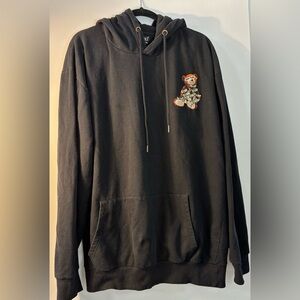 SEVEN SOULS Street Skater Teddy Bear’s Money Talks Black Hoodie 3XL